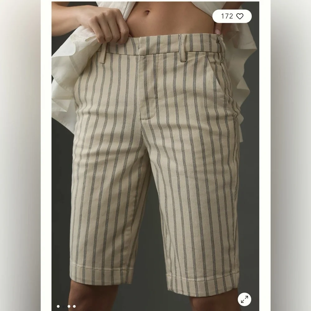 Anthropologie x Pilcro
Size 30 Cream color shorts EUC - Picture 3 of 16